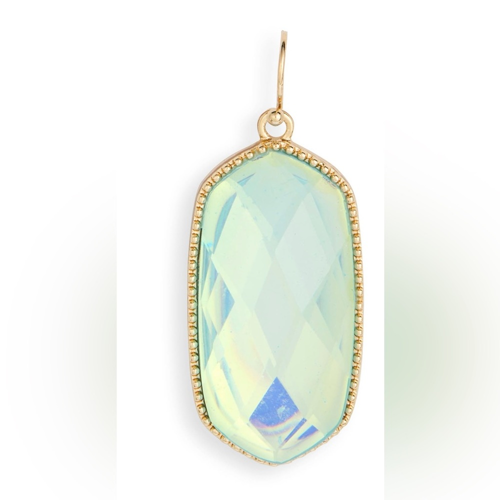 Cara Oval Crystal Drop Earring